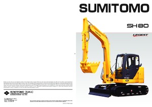 Bageri gusjeničari Sumitomo SH80-3B