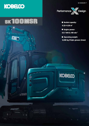 Bageri gusjeničari Kobelco SK 100 MSR 7