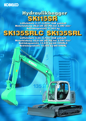 Bageri gusjeničari Kobelco SK 135 SRLC