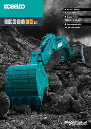 Bageri gusjeničari Kobelco SK 380 XDLC
