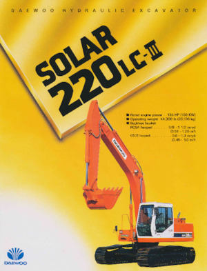 Bageri gusjeničari Daewoo SOLAR 220 LC-III