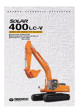 Bageri gusjeničari Doosan Solar 400 LC-V