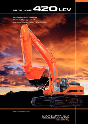 Bageri gusjeničari Doosan Solar 420 LC-V