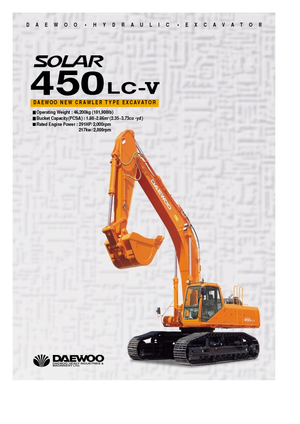 Bageri gusjeničari Doosan Solar 450 LC-V