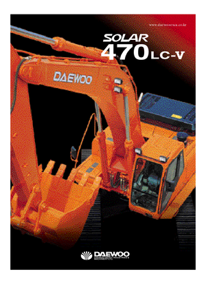 Bageri gusjeničari Doosan Solar 470 LC-V