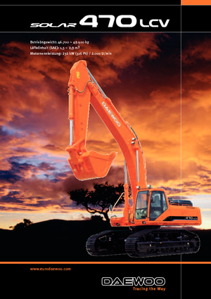 Bageri gusjeničari Doosan Solar 470 LC-V