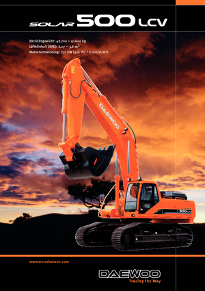 Bageri gusjeničari Doosan Solar 500 LC-V Gigant