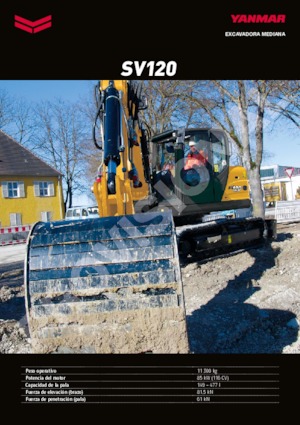 Bageri gusjeničari Yanmar SV120 MB 
