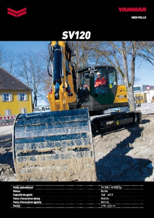 Bageri gusjeničari Yanmar SV120 MB 
