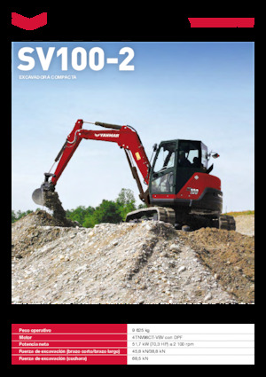 Bageri gusjeničari Yanmar SV100-2 