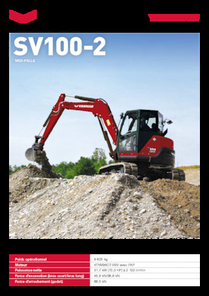 Bageri gusjeničari Yanmar SV100-2 