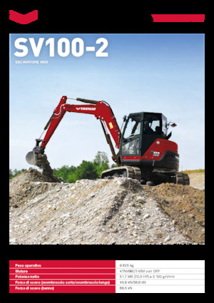 Bageri gusjeničari Yanmar SV100-2 