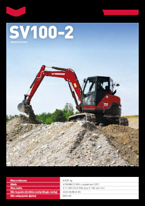 Bageri gusjeničari Yanmar SV100-2 