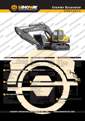 Bageri gusjeničari Sinoway SWE330LC