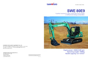 Bageri gusjeničari Sunward SWE80E9 