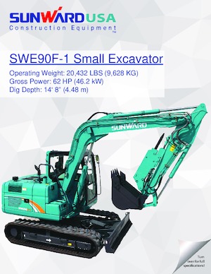 Bageri gusjeničari Sunward SWE90F-1 