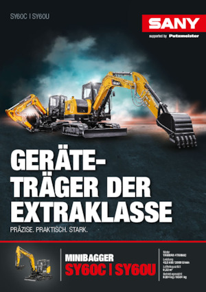 Bageri gusjeničari Sany SY60U 