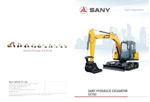 Bageri gusjeničari Sany SY75C