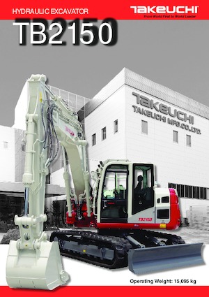 Bageri gusjeničari Takeuchi TB 2150 C