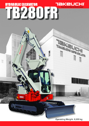Bageri gusjeničari Takeuchi TB 280 FR