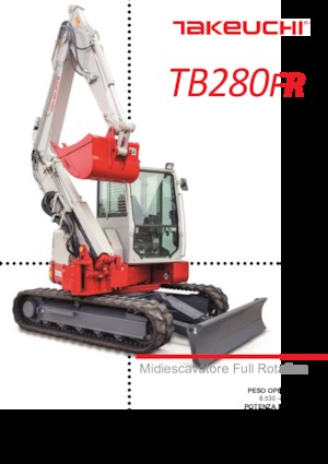 Bageri gusjeničari Takeuchi TB 280 FR