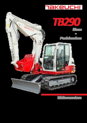 Bageri gusjeničari Takeuchi TB290