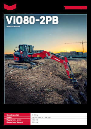 Bageri gusjeničari Yanmar VIO80-2PB