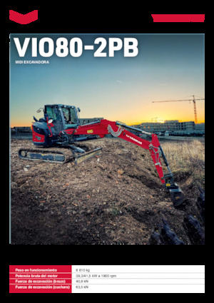 Bageri gusjeničari Yanmar ViO80-2PB 