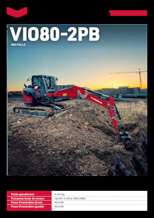 Bageri gusjeničari Yanmar VIO80-2PB