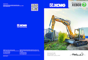 Bageri gusjeničari XCMG XE80E Single boom