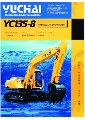 Bageri gusjeničari Yuchai YC135-8
