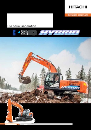 Bageri gusjeničari Hitachi ZH210-5 HYBRID