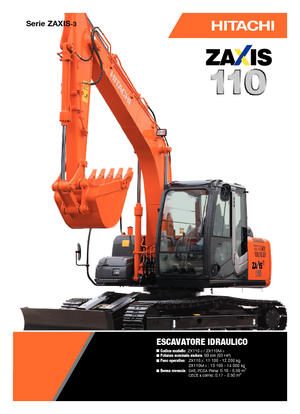 Bageri gusjeničari Hitachi ZX 110-3