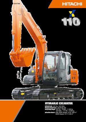 Bageri gusjeničari Hitachi ZX 110 M 3