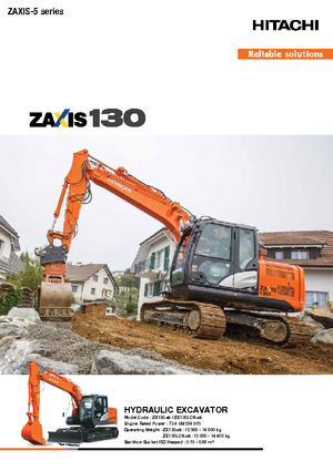 Bageri gusjeničari Hitachi ZX 130-5