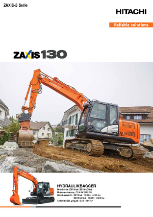 Bageri gusjeničari Hitachi ZX 130-5