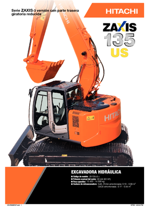 Bageri gusjeničari Hitachi ZX 135 US-3
