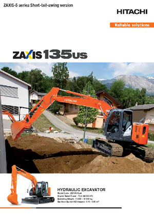 Bageri gusjeničari Hitachi ZX 135 US-5