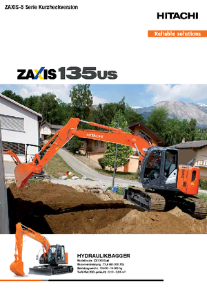 Bageri gusjeničari Hitachi ZX 135 US-5