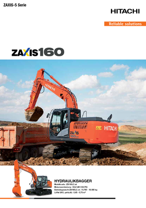 Bageri gusjeničari Hitachi ZX 160 LC-5