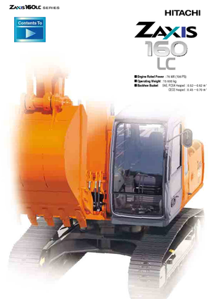 Bageri gusjeničari Hitachi ZX 160 LC