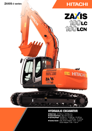 Bageri gusjeničari Hitachi ZX 180 LC-3