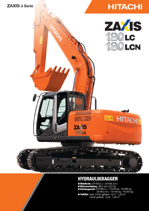 Bageri gusjeničari Hitachi ZX 180 LC-3