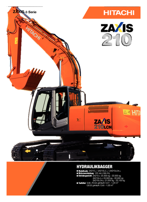 Bageri gusjeničari Hitachi ZX 210 LC-3