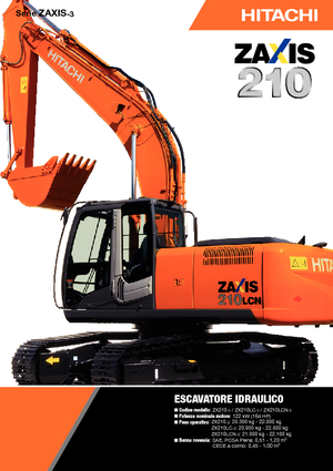 Bageri gusjeničari Hitachi ZX 210 LC-3