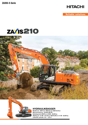 Bageri gusjeničari Hitachi ZX 210 LC-5