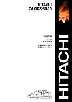 Bageri gusjeničari Hitachi ZX 225 USRLC