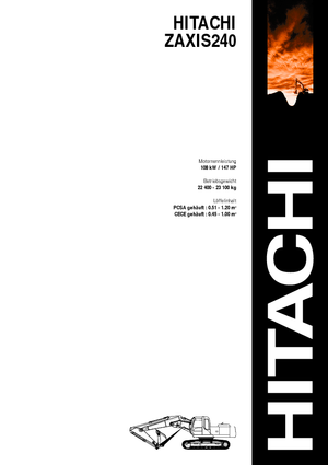 Bageri gusjeničari Hitachi ZX 240