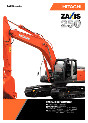 Bageri gusjeničari Hitachi ZX 250 LC-3