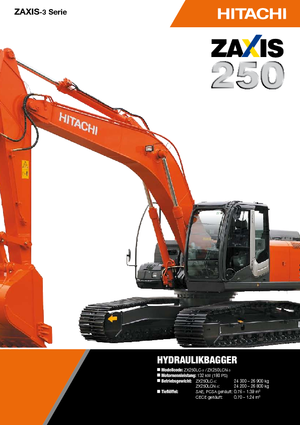 Bageri gusjeničari Hitachi ZX 250 LCN-3